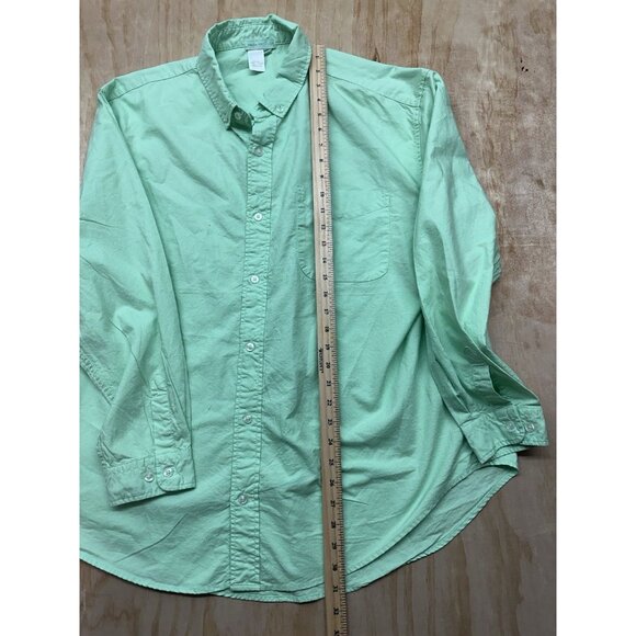 Fresh Produce Button Down Shirt mens xl Green Long Sleeve Top Casual - Picture 4 of 6